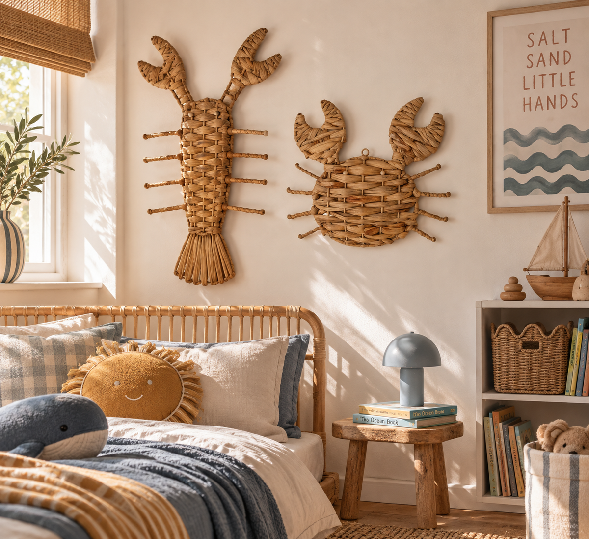 Woven Crab Wall Décor