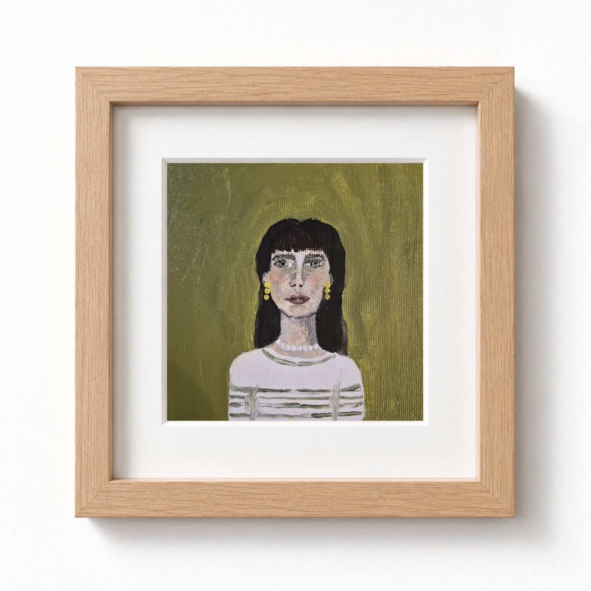 Little ladies - Rachel | Original painting framed