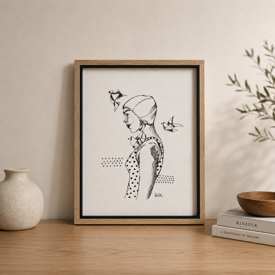 Whispers of Flight | hand drawn original artwork
