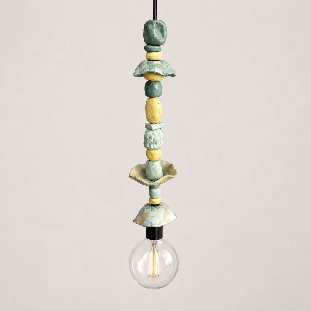 Clay light pendant