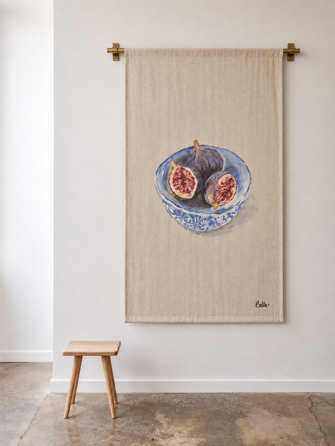 Vye | Original art print on fabric
