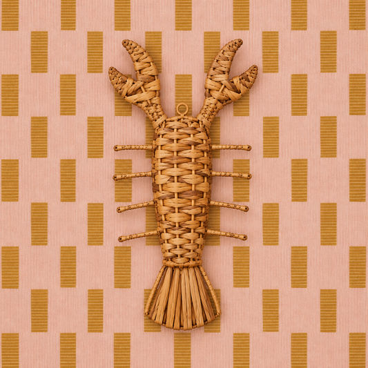 Woven Lobster Wall Décor
