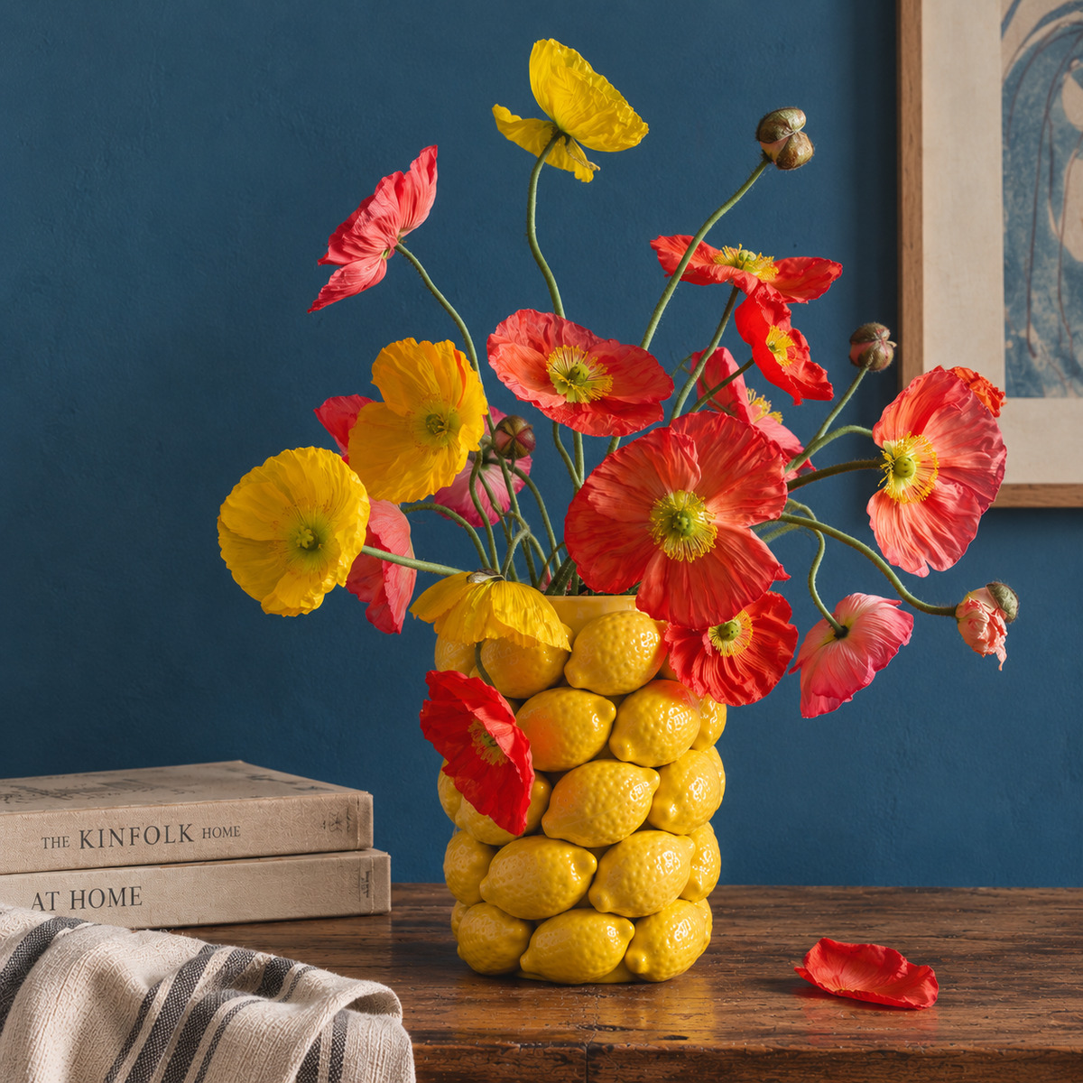 Lemon vase ceramic