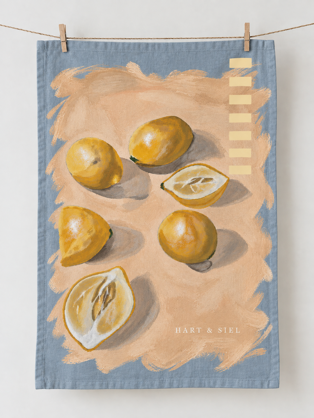 Lemons Tea Towel