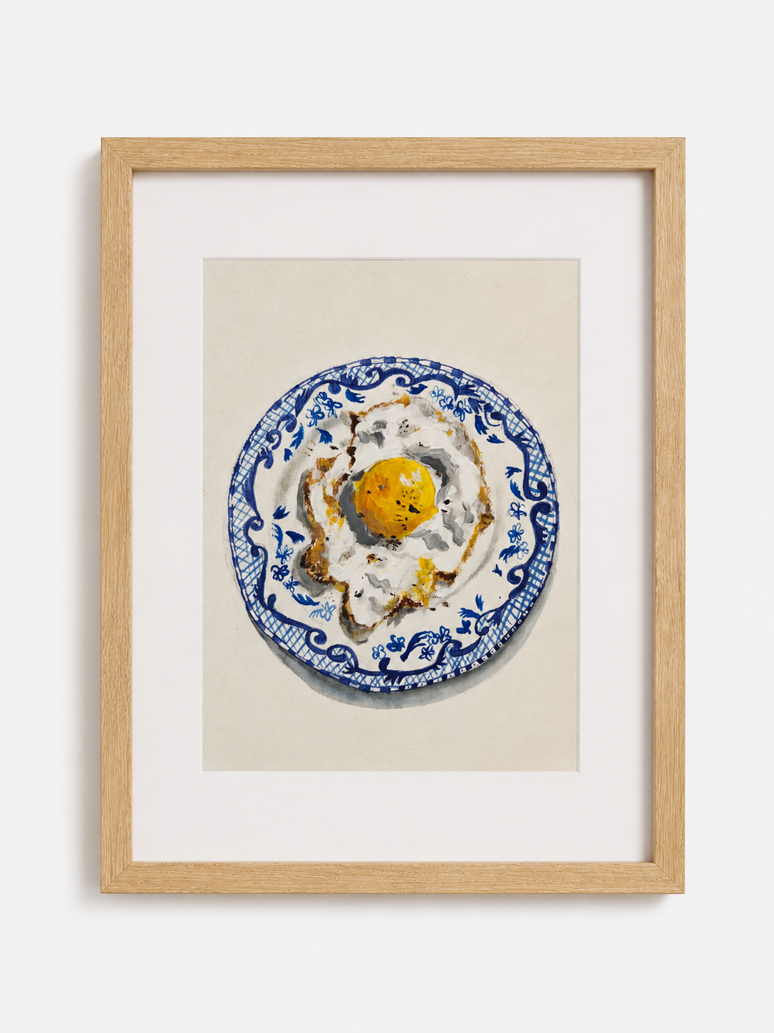Egg on toast | Original Acrylic Painting