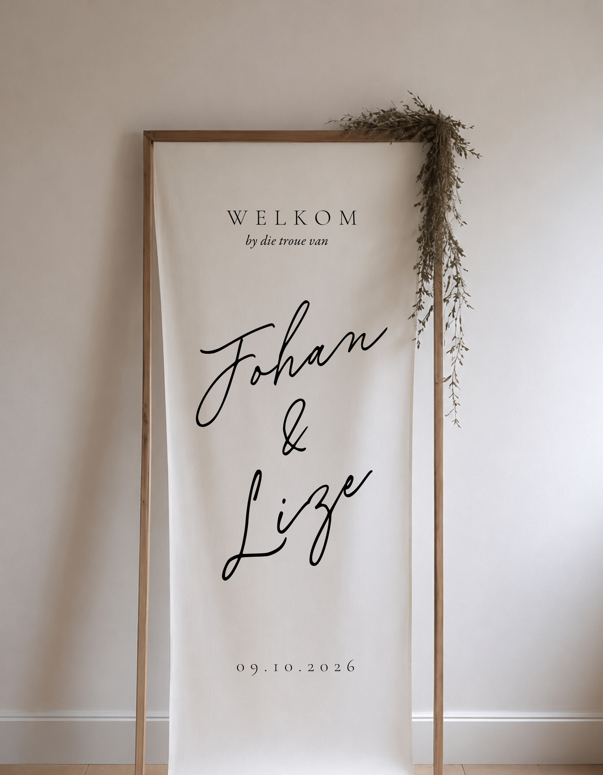 Welkom Troue / Welcome wedding