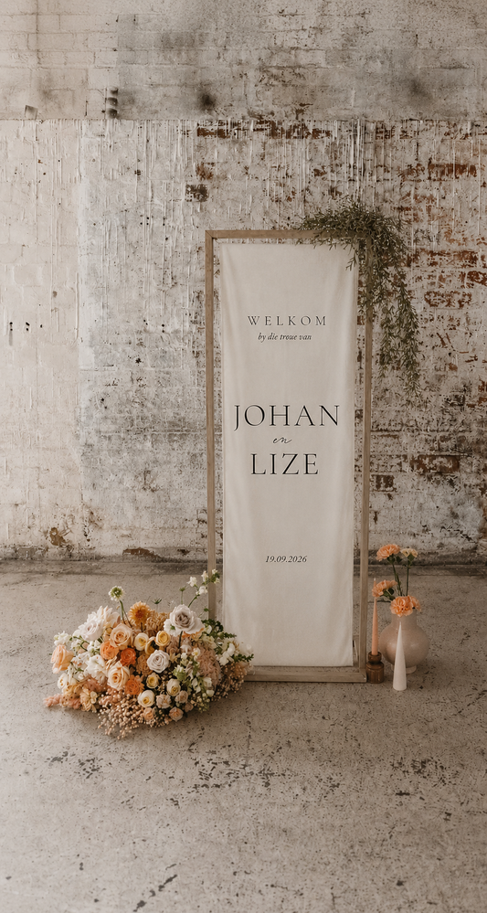 Welkom Troue / Welcome wedding