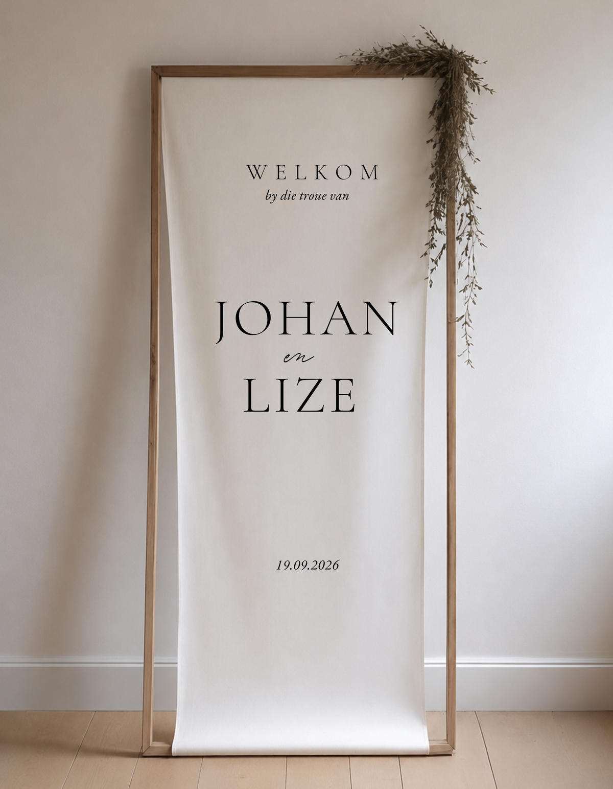 Welkom Troue / Welcome wedding