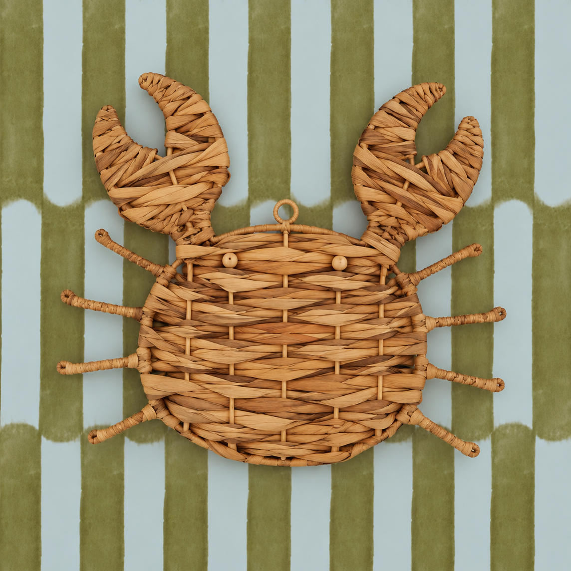 Woven Crab Wall Décor