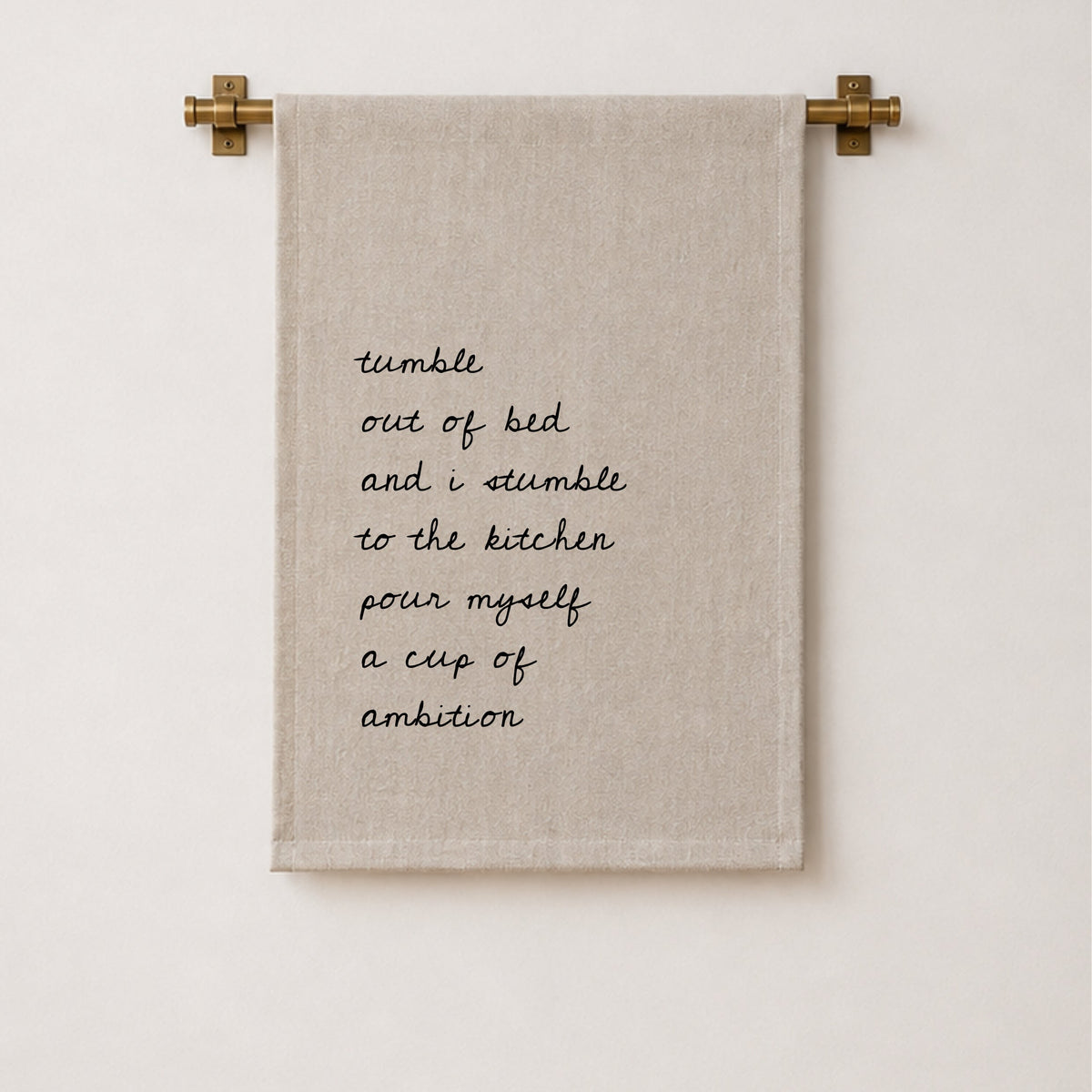 wall hangingwith the quote 