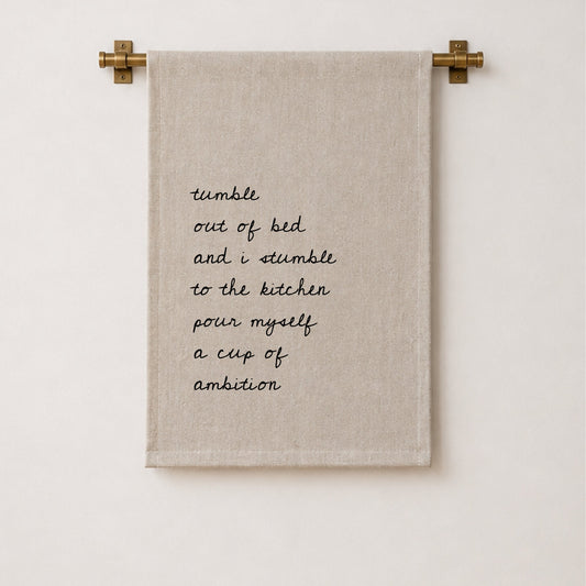 wall hangingwith the quote 
